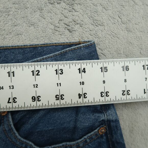 Express Jeans Women's Size 8R Blue High-Rise 90's Bootcut Denim 32" Inseam NWT - Picture 3 of 16